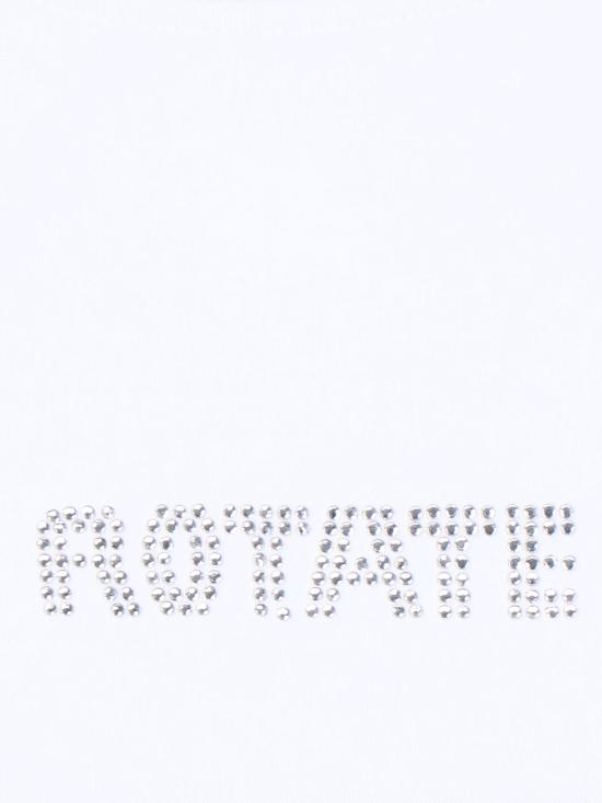 23FW 로테이트 바이 크리스텐슨 반팔 티셔츠 111215400 11 0601 White - ROTATE BY BIRGERCHRISTENSEN