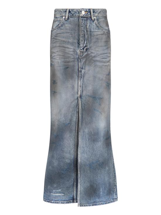  발렌시아가 데님 스커트 744975 TNW01 4974