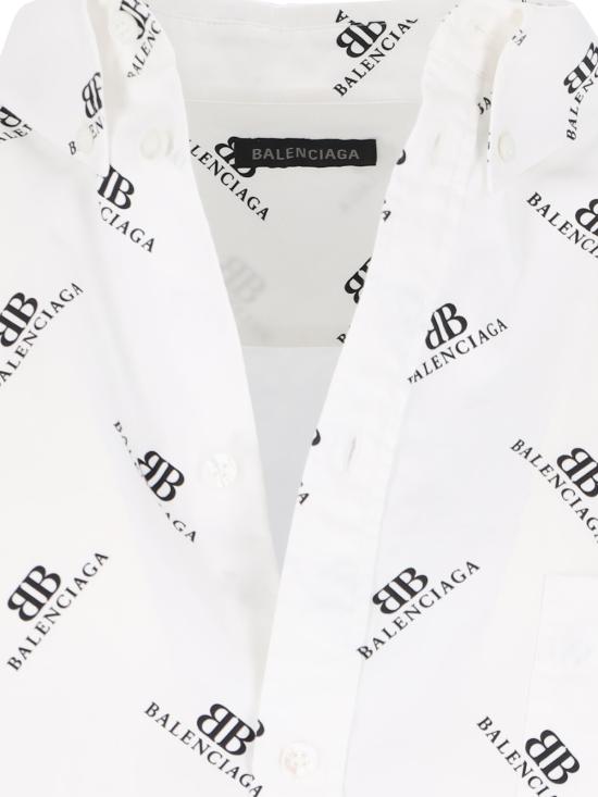 24FW 발렌시아가 긴팔 셔츠 662983 TQL14 9040 White - BALENCIAGA