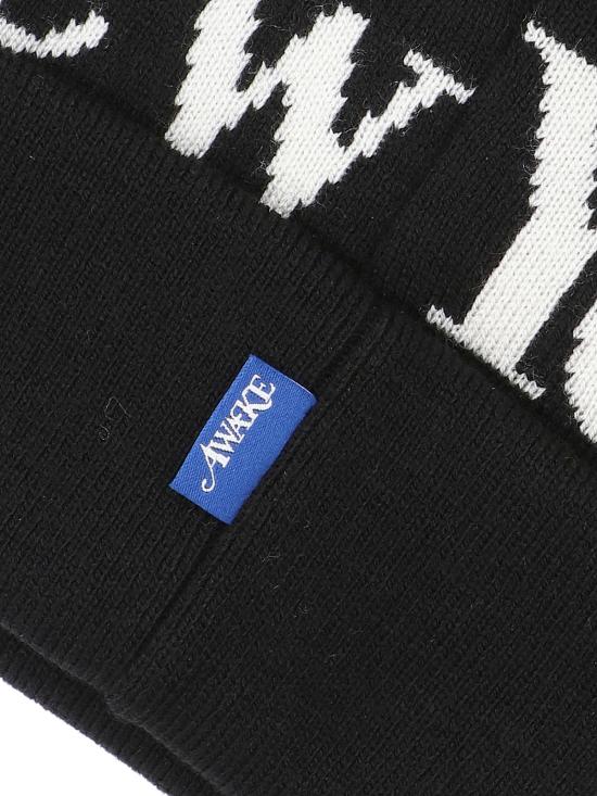  어웨이크 NY 비니 AWK FW23 HT007 BLACK - AWAKE NY