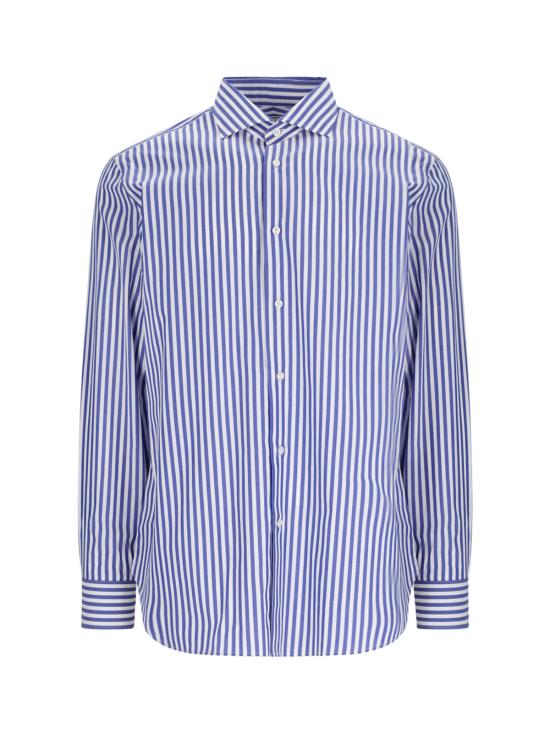  라보라토리오 델 카르민 긴팔 셔츠 DRK66X M50215 400 Blue