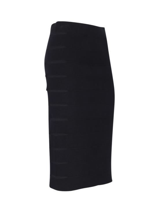  알라이아 미디 스커트 AA9J21705M836 995 Black - ALAIA