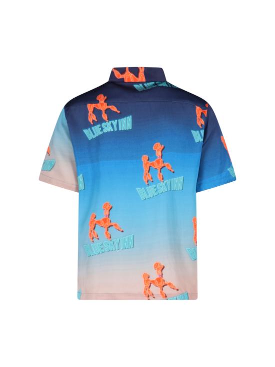  블루스카이인 반팔 셔츠 BS2302SH033 SEA - BLUE SKY INN