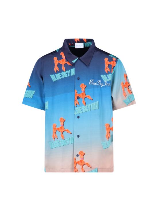  블루스카이인 반팔 셔츠 BS2302SH033 SEA