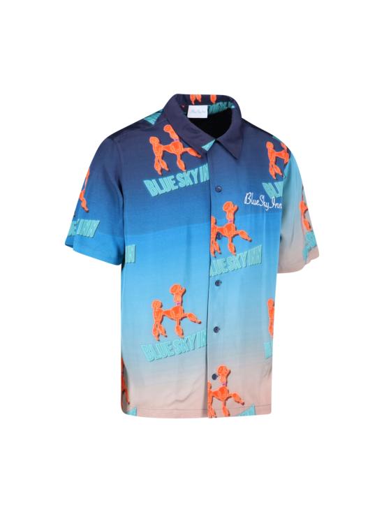  블루스카이인 반팔 셔츠 BS2302SH033 SEA - BLUE SKY INN