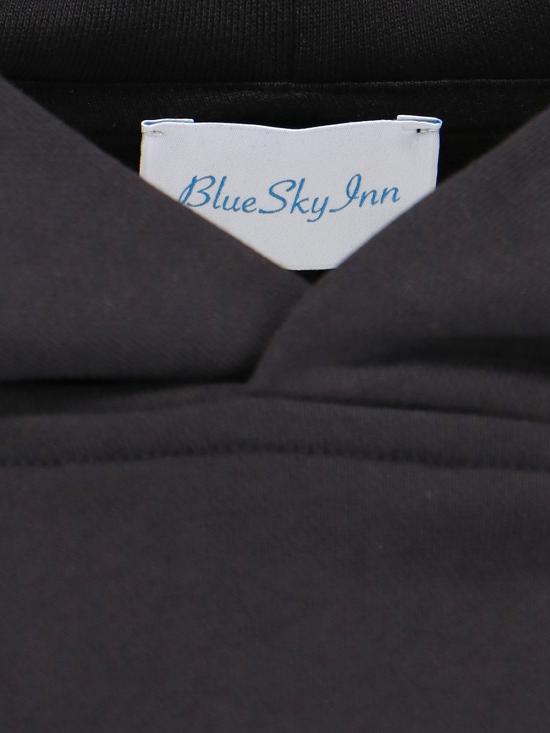  블루스카이인 후드 티셔츠 BS2302HO014 BLK Black - BLUE SKY INN