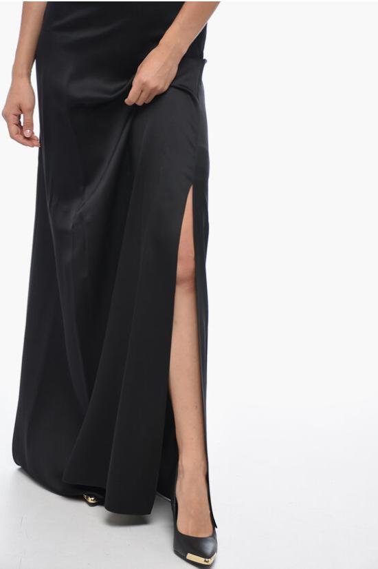  버버리 롱 원피스 8058637 Black - BURBERRY