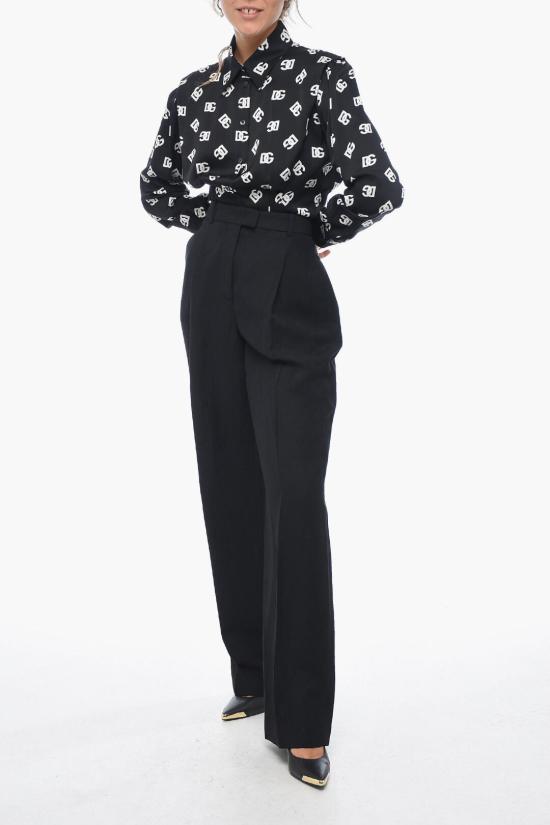  파비아나 필리피 스트레이트 팬츠 PAD272W400 D399825 Black - FABIANA FILIPPI