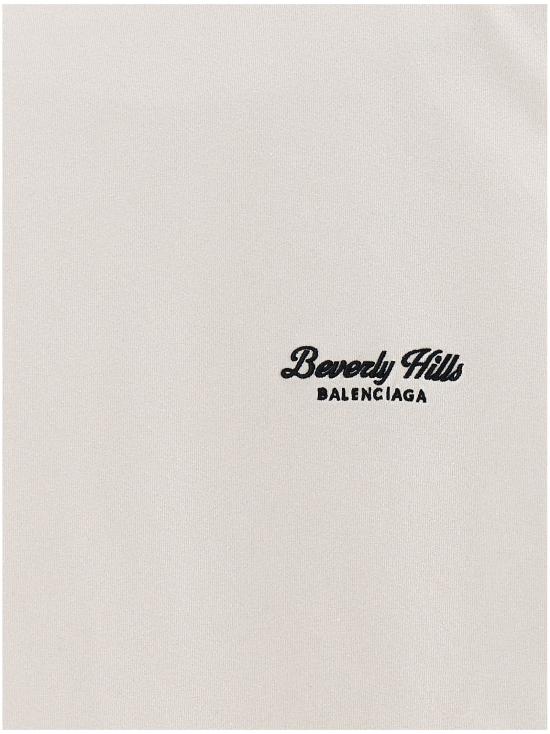 24FW 발렌시아가 반팔 티셔츠 768075TQVS53307 White Black - BALENCIAGA