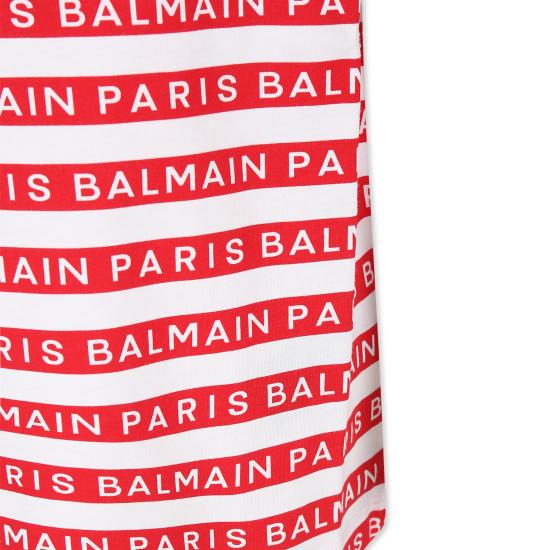  [키즈] 발망 탑 BU8P82 Z1911 100RO WHITE - BALMAIN