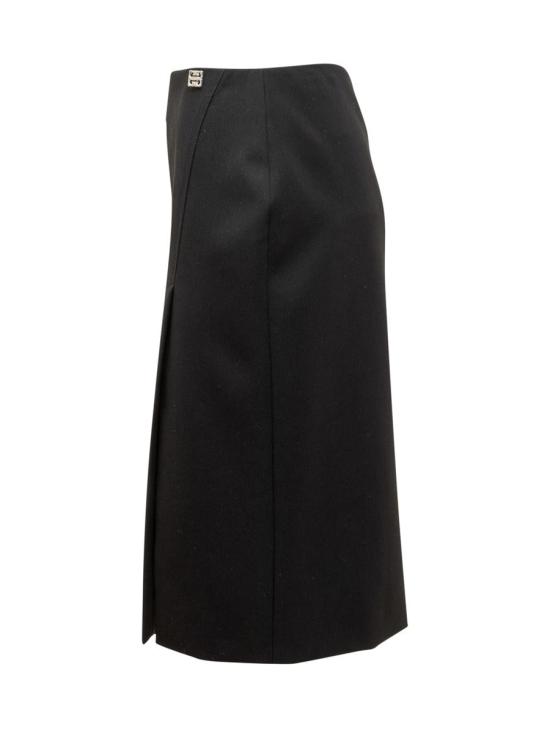 24FW 지방시 미디 스커트 BW40V615CT 001 Black - GIVENCHY