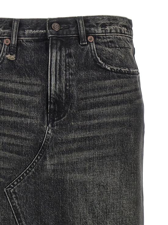 24FW 알13 데님 스커트 R13WD100D239DARVINBLACK - R13