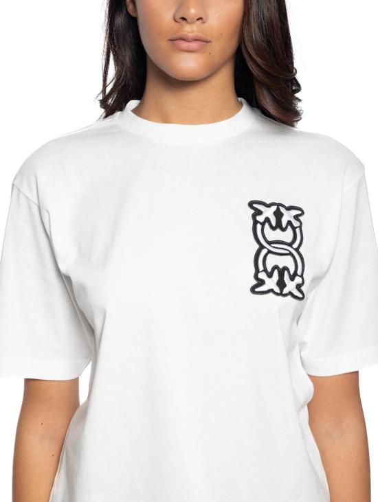  핑코 반팔 티셔츠 104043 A23Dz05 - PINKO