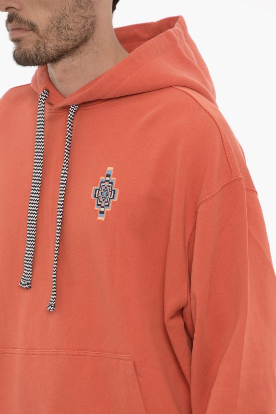  마르셀로 불론 후드 티셔츠 CMBB106F23FLE0032033 Red - MARCELO BURLON
