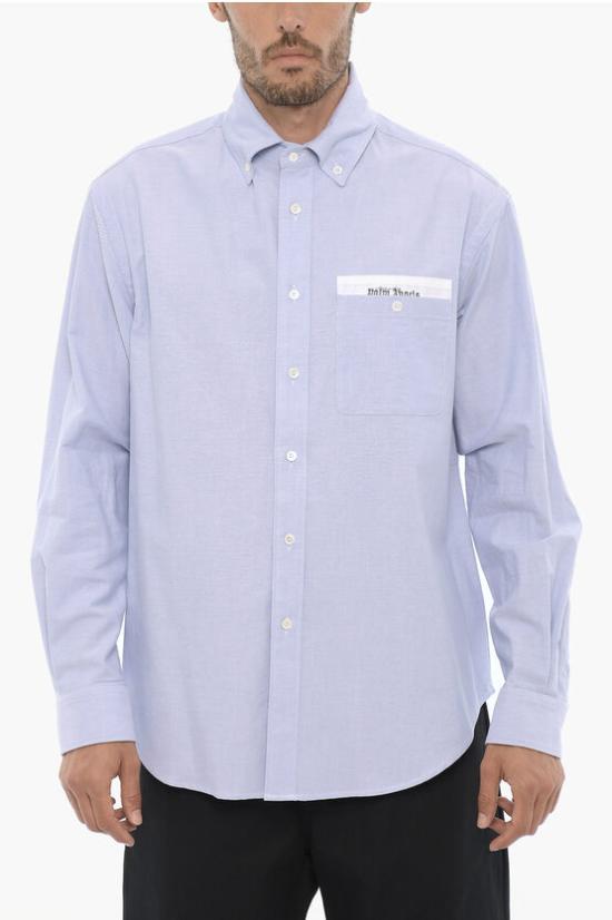  팜앤젤스 긴팔 셔츠 PMGE012E23FAB0014010 Light blue