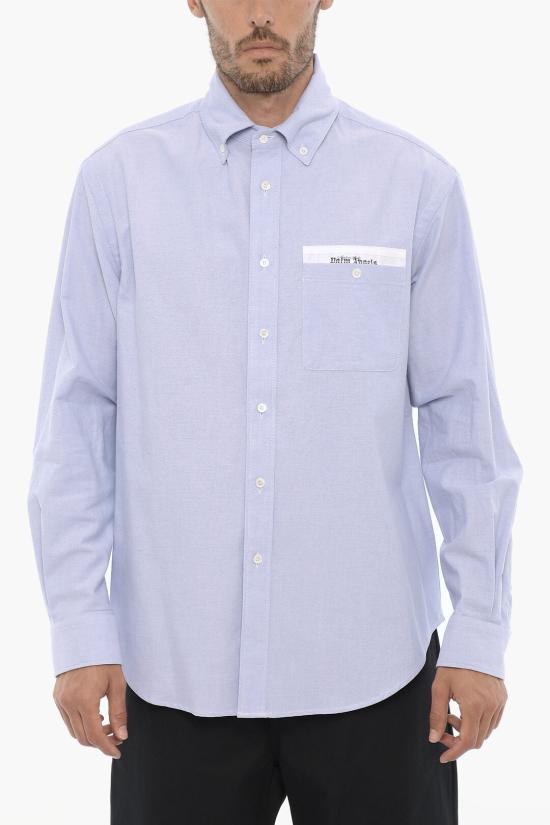  팜앤젤스 긴팔 셔츠 PMGE012E23FAB0014010 Light blue