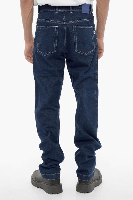  마르셀로 불론 데님 팬츠 CMYA030F23DEN0013400 Blue - MARCELO BURLON