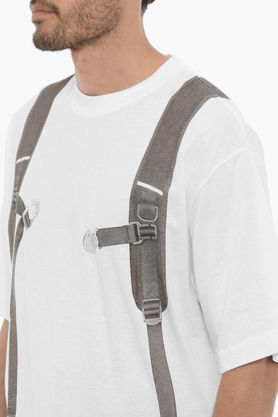  오프화이트 반팔 티셔츠 OMAA120F23JER0200110 Bianco Grigio - OFF WHITE