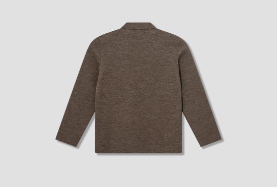  안데르센 안데르센 가디건 WORK JACKET - G12 / UNDYED YARN 라이트 브라운 - ANDERSEN-ANDERSEN