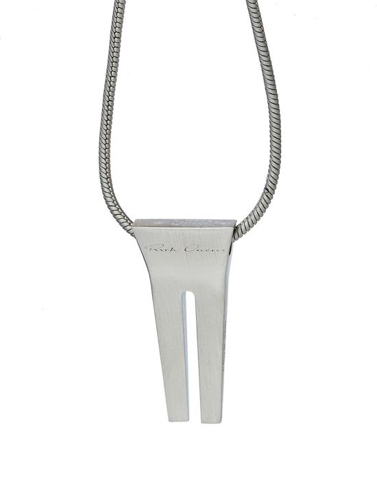 25FW 릭 오웬스 네크리스 IRJ0000100MMT128 Silver - RICK OWENS
