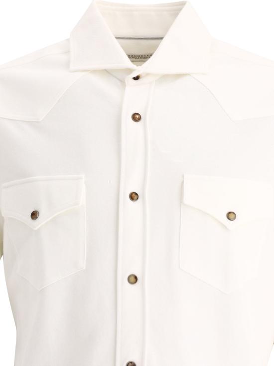 25SS 브루넬로 쿠치넬리 긴팔 셔츠 ME8546666C7220 - BRUNELLO CUCINELLI