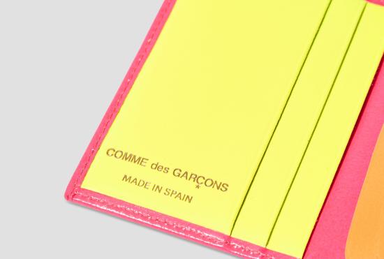  꼼데가르송 남성지갑 COMME DES GARÇONS SUPER FLUO SA0641SF 핑크 - COMME DES GARCONS