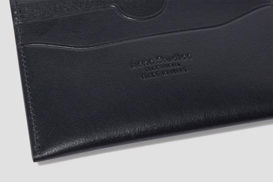 25FW 아크네 스튜디오 남성지갑 카드홀더플랩 CG0099 블랙 - ACNE STUDIOS