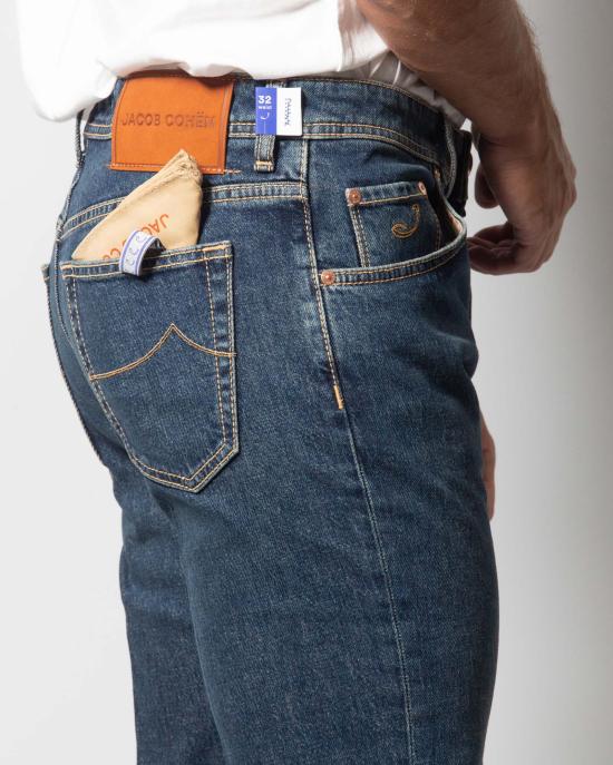  야콥코헨 데님 팬츠 UQ E15 30 S3583 365D Denim medio - JACOB COHËN