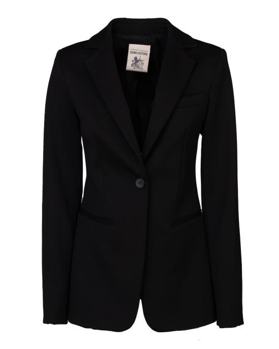  세미쿠튀르 수트 자켓 S3WL10 Y69 0 Nero