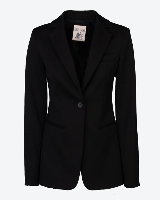  세미쿠튀르 수트 자켓 S3WL10 Y69 0 Nero - SEMI-COUTURE