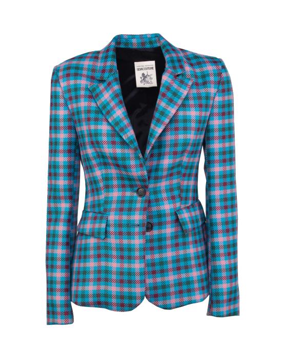  세미쿠튀르 수트 자켓 Y2WM01 CK 02 Azzurro - SEMI-COUTURE