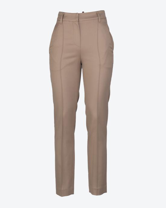  브루넬로 쿠치넬리 스트레이트 팬츠 MA126P7757 C8704 BEIGE - BRUNELLO CUCINELLI