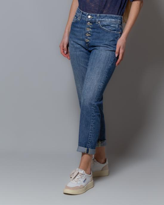 25SS 돈답 데님 스트레이트 팬츠 DP268BDF0266HQ1 800 Denim medio - DONDUP