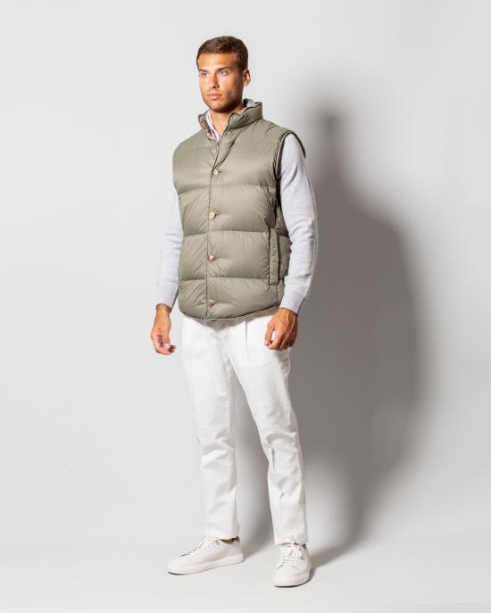  브루넬로 쿠치넬리 베스트 MR4051874 CBQ41 VERDE - BRUNELLO CUCINELLI