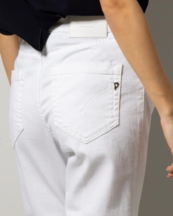  돈답 데님 스트레이트 팬츠 DP268B BS0030 PTD 000 Bianco - DONDUP