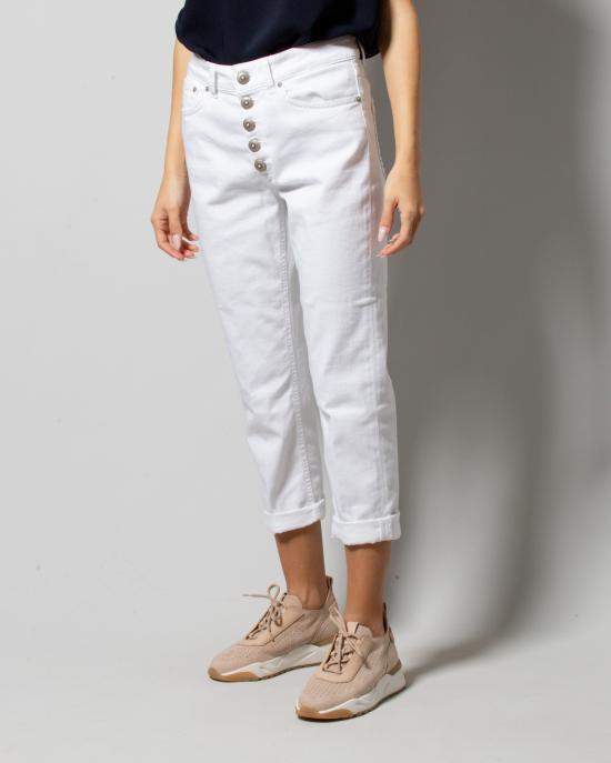  돈답 데님 스트레이트 팬츠 DP268B BS0030 PTD 000 Bianco - DONDUP