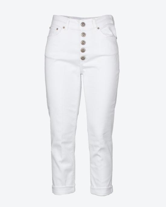  돈답 데님 스트레이트 팬츠 DP268B BS0030 PTD 000 Bianco - DONDUP