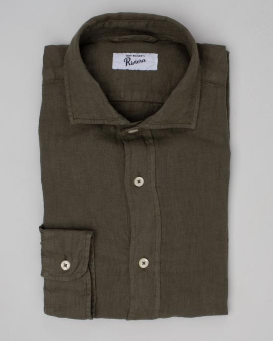  로이로져스 긴팔 셔츠 P23RVU099CB731204 053 Verde - ROY ROGER'S