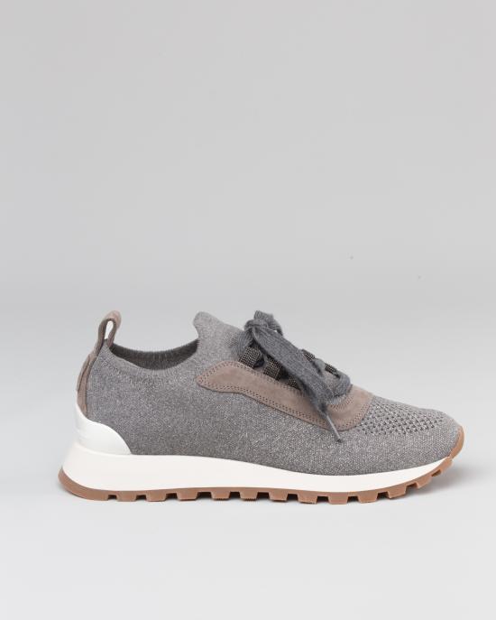 24FW 브루넬로 쿠치넬리 스니커즈 MZ35G2490 C074 GRIGIO - BRUNELLO CUCINELLI