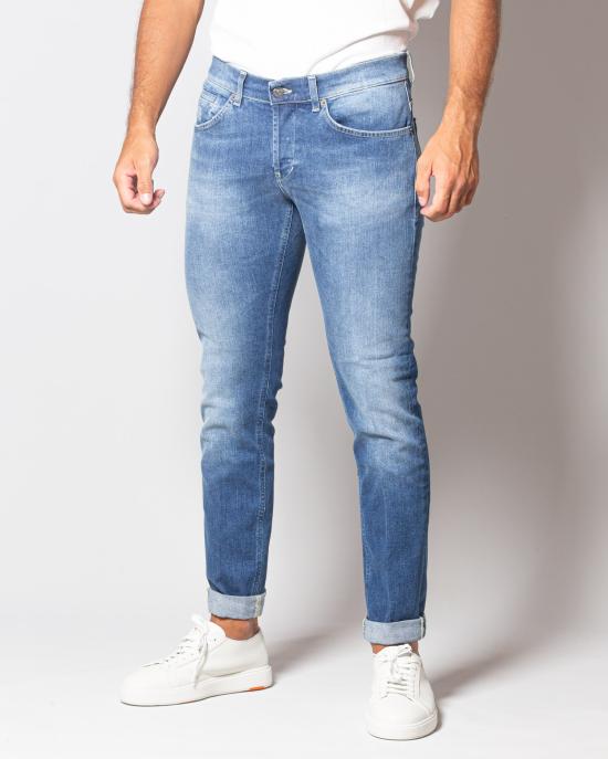  돈답 데님 팬츠 UP232DS0321GF6 800 Denim medio - DONDUP