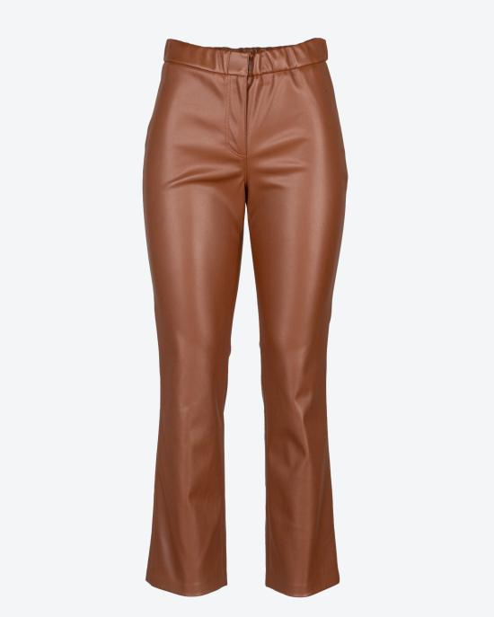  세미쿠튀르 스트레이트 팬츠 Y3WT10 T84 1 MARRONE - SEMI-COUTURE