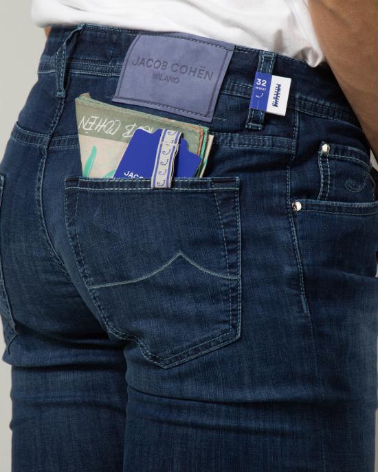  야콥코헨 데님 팬츠 UQ E07 35 S3735 476D Denim scuro - JACOB COHËN