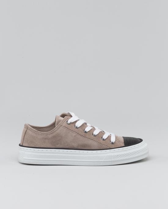 25SS 브루넬로 쿠치넬리 스니커즈 MZSFG2645 C8767 BEIGE - BRUNELLO CUCINELLI