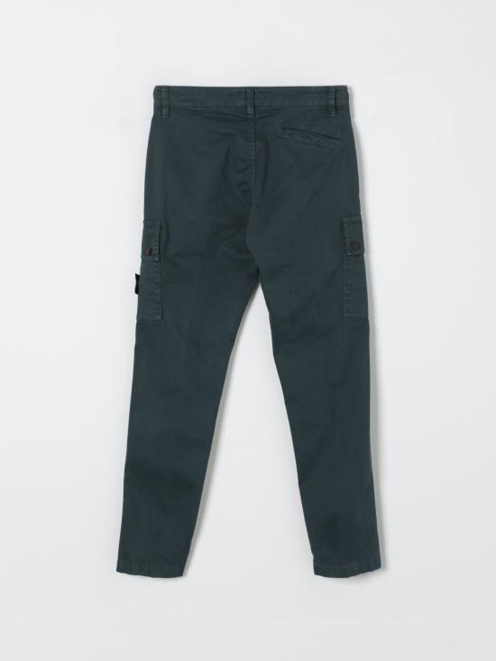 25FW [키즈] 스톤 아일랜드 스트레이트 팬츠 811630115 V0157 Petroleum Blue - STONE ISLAND