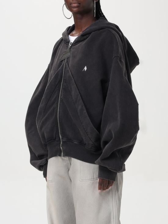 24FW 디 아티코 자켓 247WCF15JF05 615 Black - THE ATTICO