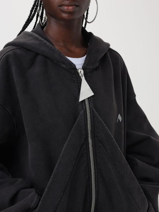 24FW 디 아티코 자켓 247WCF15JF05 615 Black - THE ATTICO