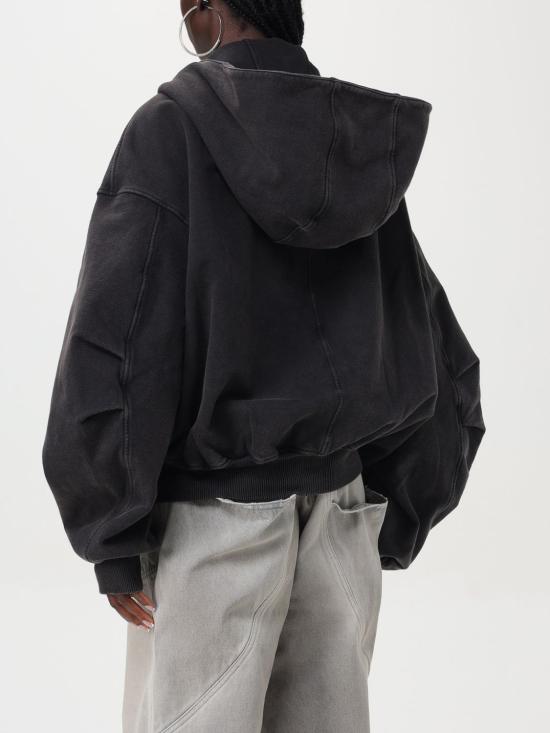 24FW 디 아티코 자켓 247WCF15JF05 615 Black - THE ATTICO