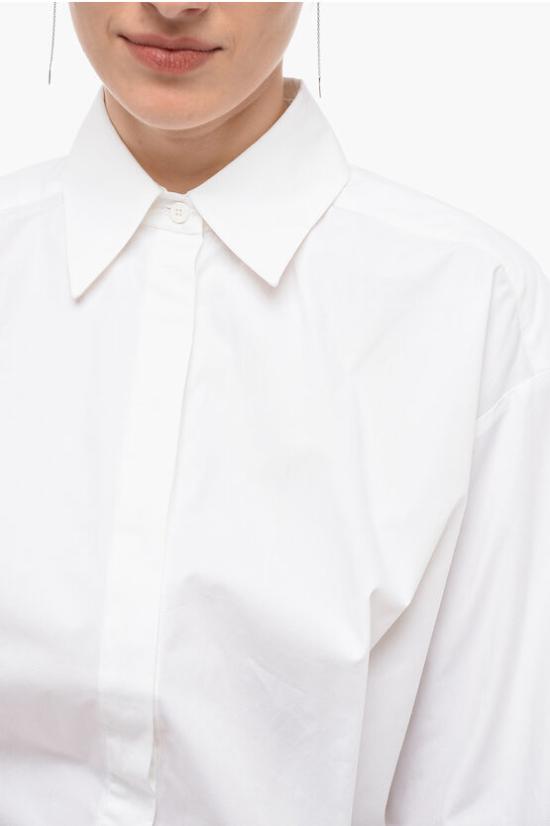  디 아티코 숏 원피스 231WCA124C052 001 White - THE ATTICO