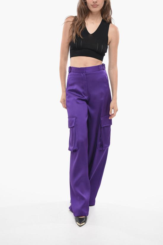  베르사체 팔라초 팬츠 10098441A06838 1LD60 Violet - VERSACE