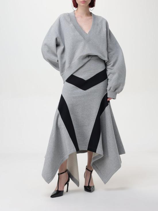 25FW 디 아티코 미디 스커트 247WCS254JF03 183 Grey - THE ATTICO